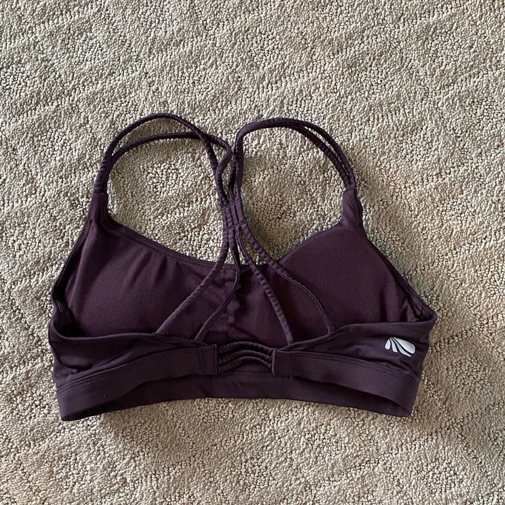 Maroon Sports Bra